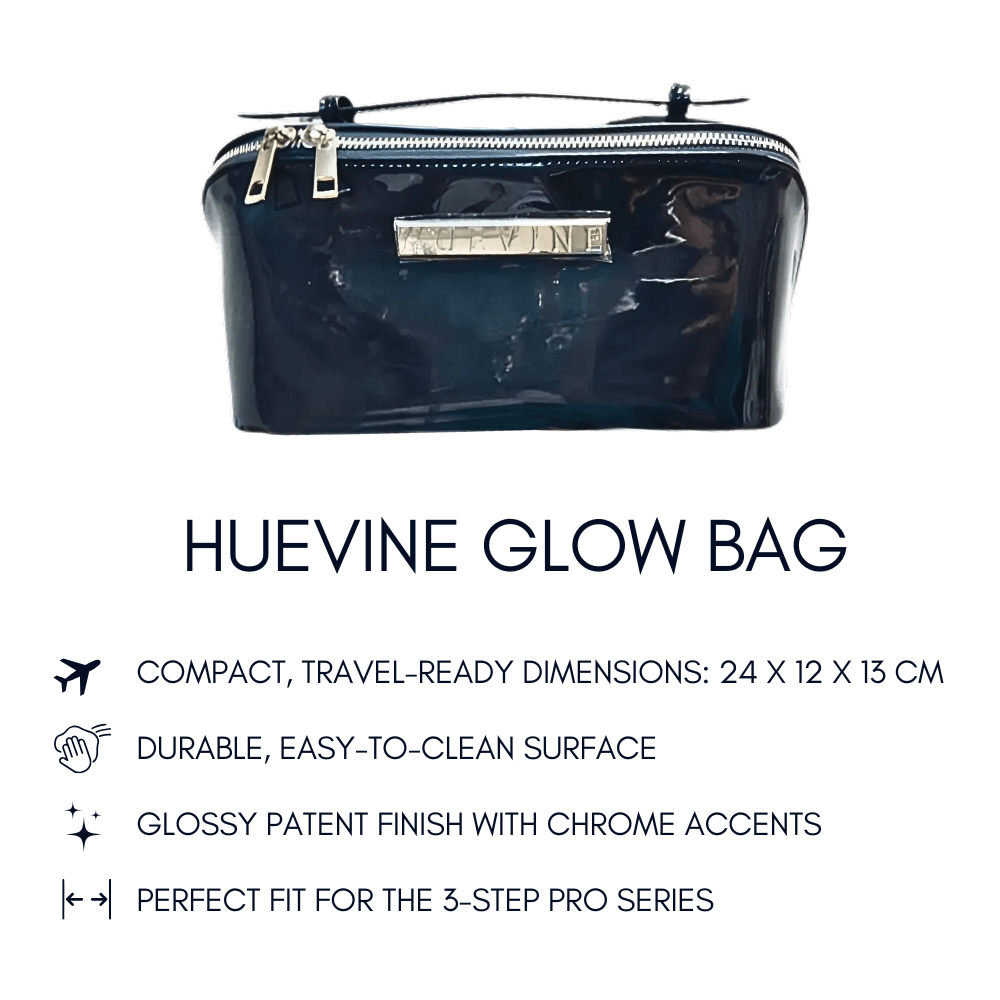 HueVine Glow Bag – Flight - Ready, Chic, and Glowing - HueVine Wellness + Spa