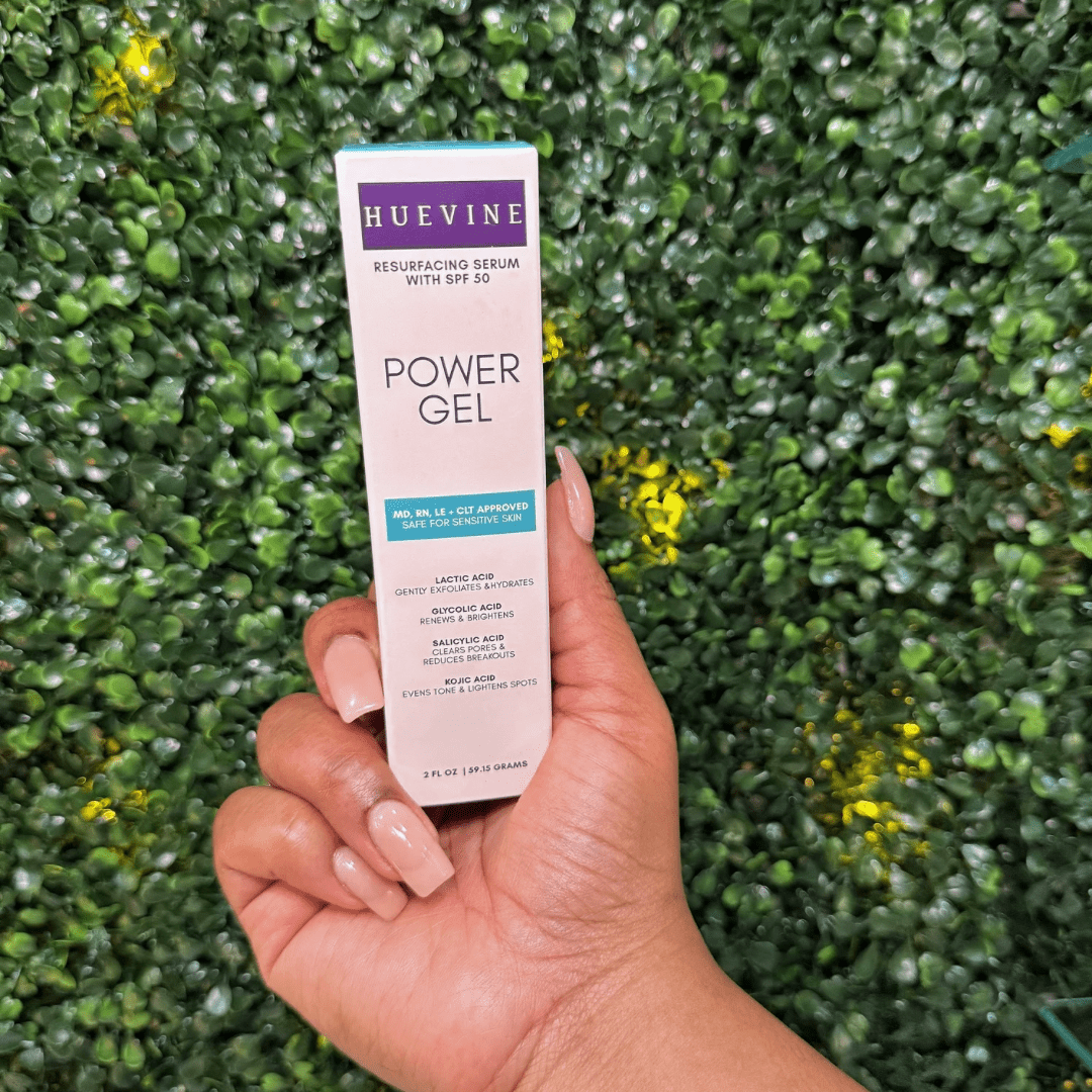 Power Gel | Resurfacing Serum with SPF 50 - HueVine Wellness + Spa